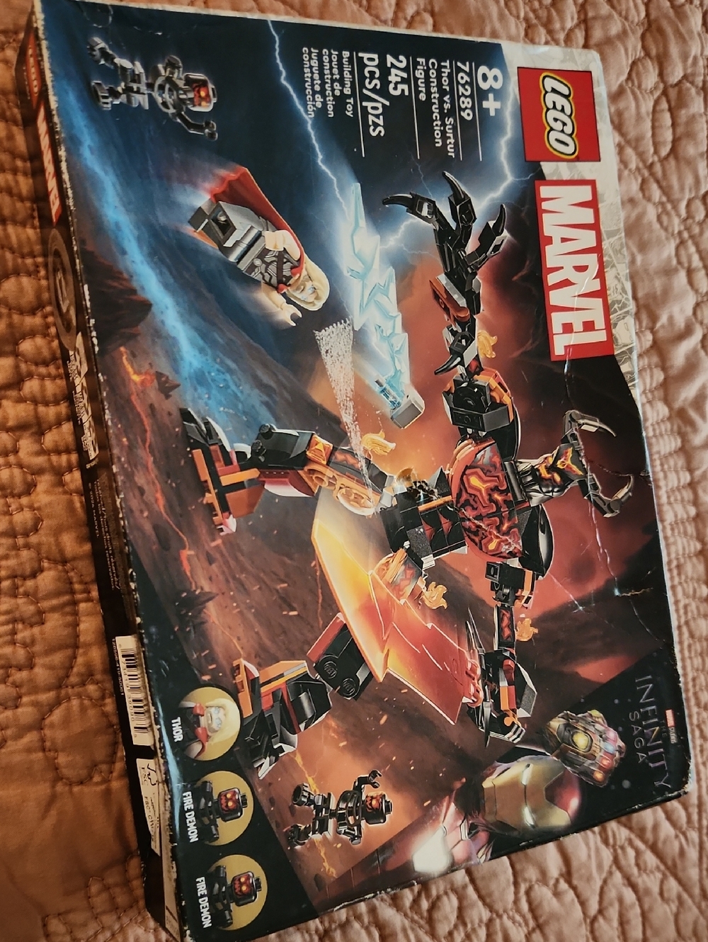 Marvel LEGO Fire Demon Mech Set - Red, Black & Orange